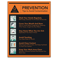 Prevention Tips - 9" x 11" Adhesive Vinyl Decal